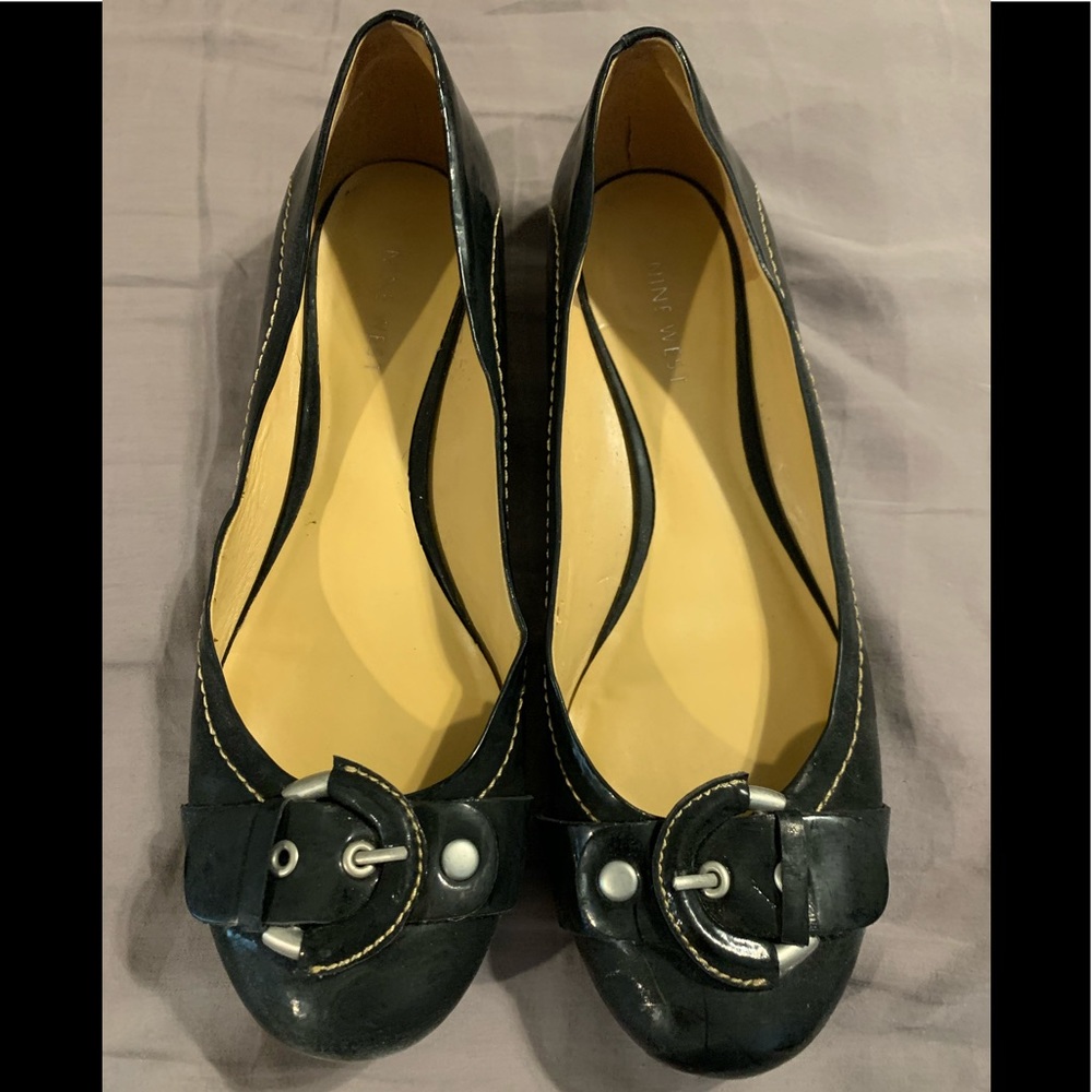 Nine West Buckle Flats